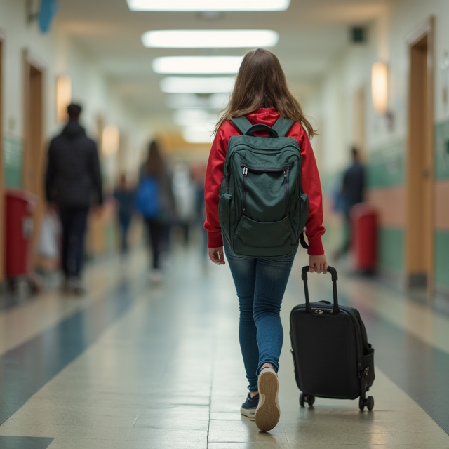 This Rolling School Backpack Solved My Biggest Pain Point