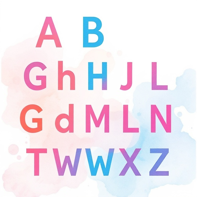 Alphabet Flashcard for Kindergarten