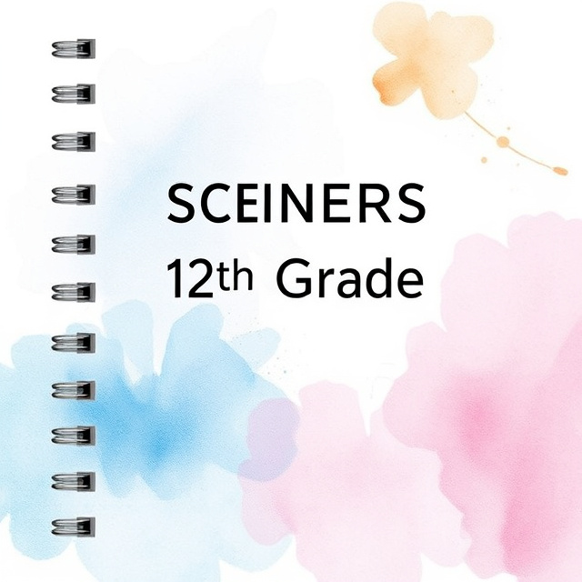 Scientific Notebooks for Seniors 12th Grade