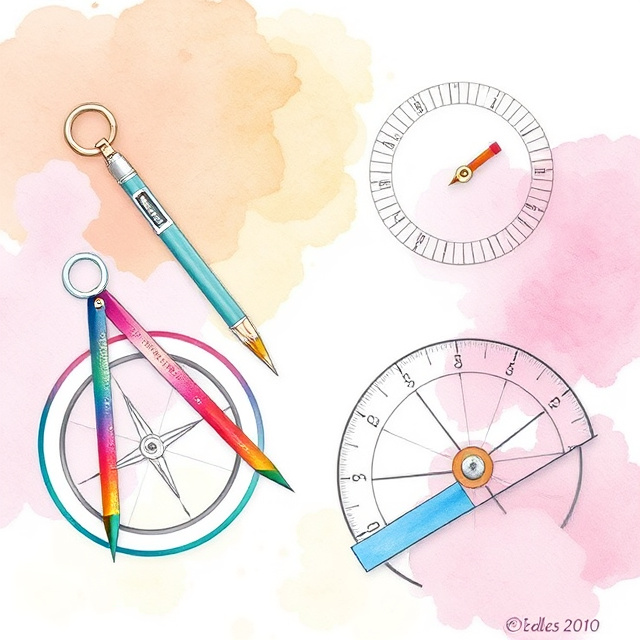 Compass and Protractors for 8th Grade