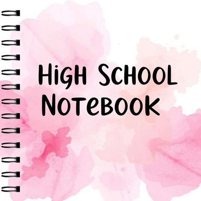 High School Notebooks for Freshman 9th Grade