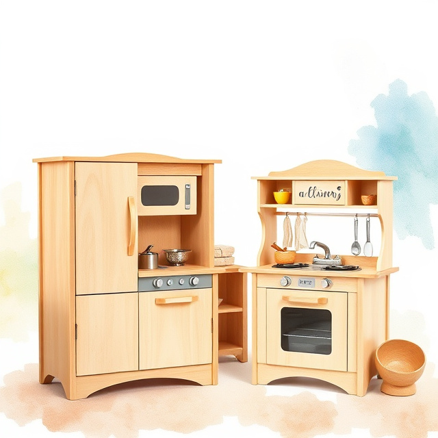 Wooden Play Kitchens - Trending category