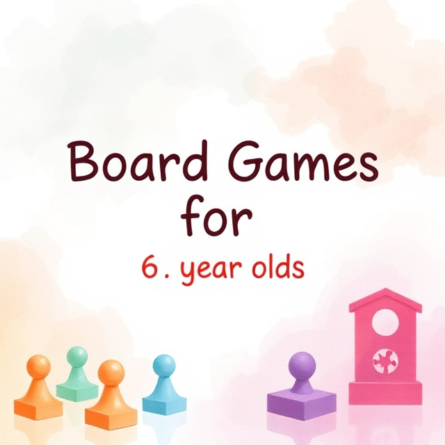 Board Games for 6 year olds