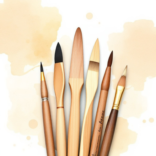 Wooden Palette Knives