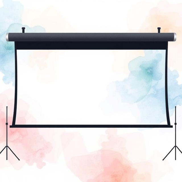 Motorized Projection Screens