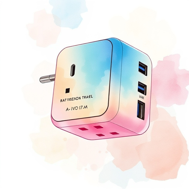 Travel Adapter with USB-A Ports