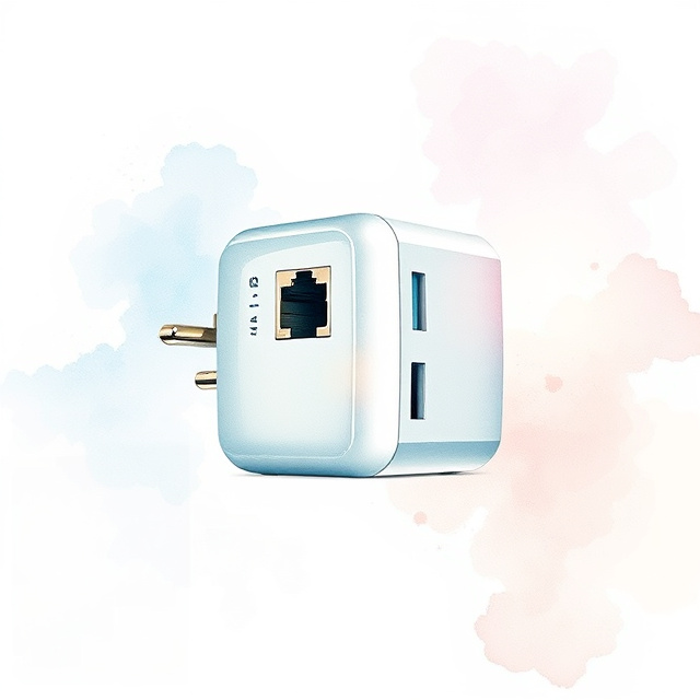 Travel Adapter with Ethernet Port