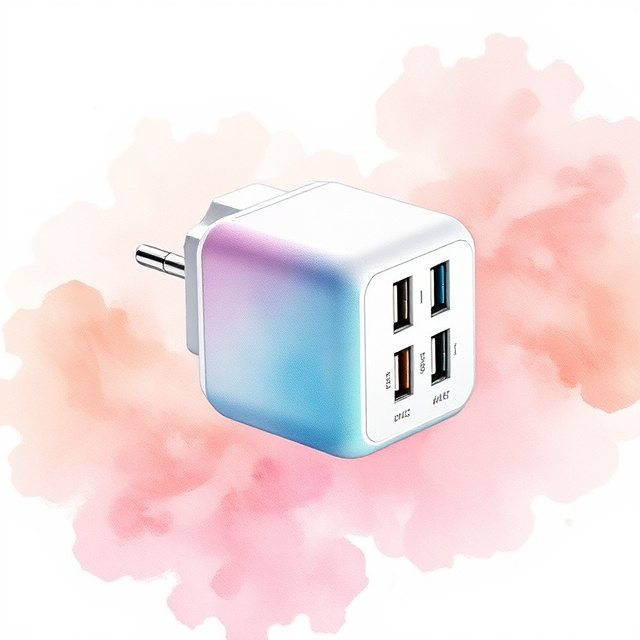 Travel Adapter with Dual USB Ports