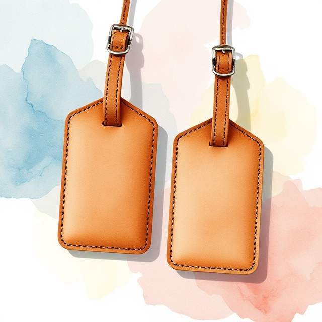 Leather Luggage Tags