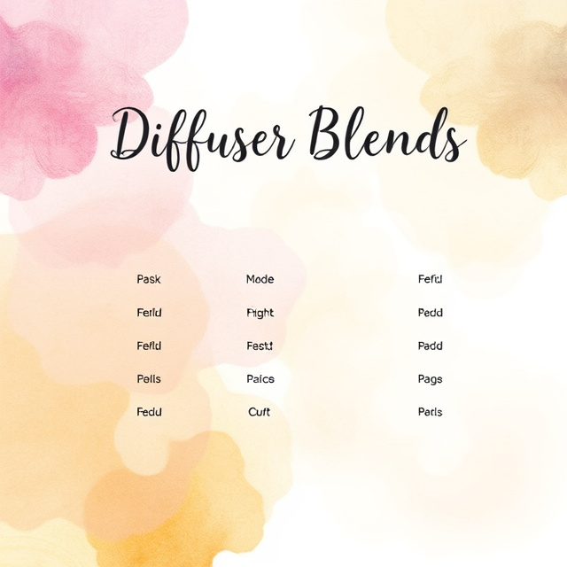Diffuser Blends