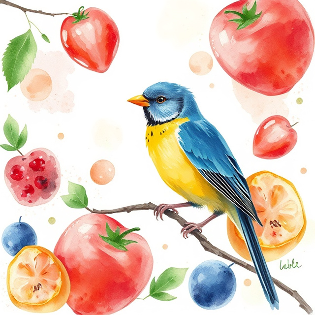 Fruit Bird Treats