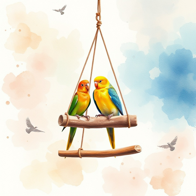 Hanging Bird Perches