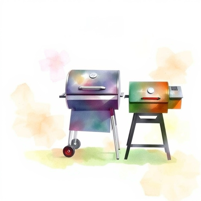 Gravity Feed Pellet Grills