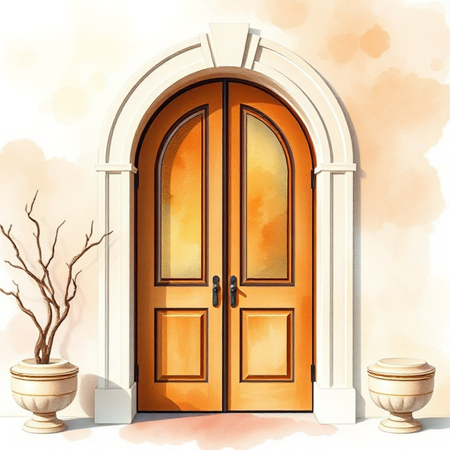 Arched Exterior Doors