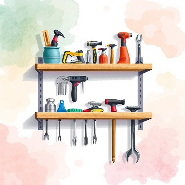 Foldable Tool Shelves