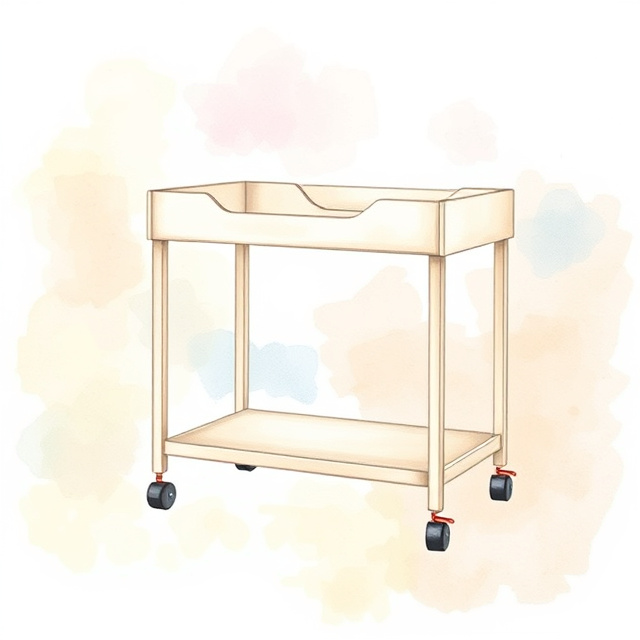 Changing Tables with Wheels