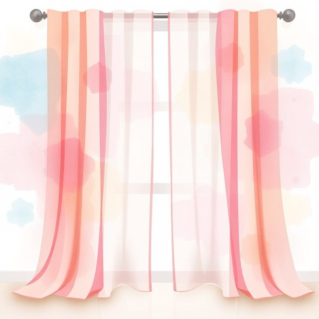 Sheer Kids Curtains