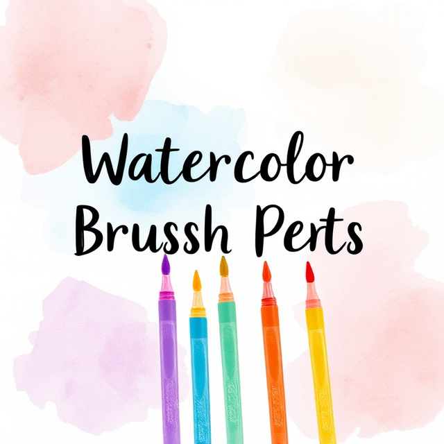 Watercolor Brush Pens