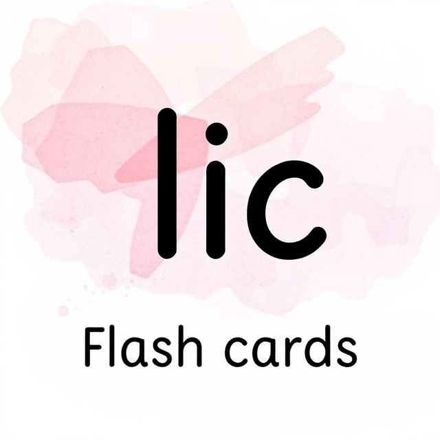Flash Cards for Phonics