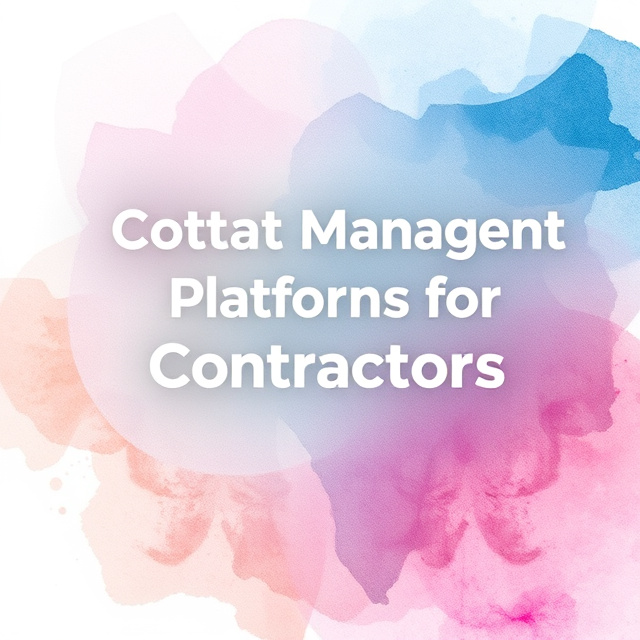 Contact Management Platforms for Contractors