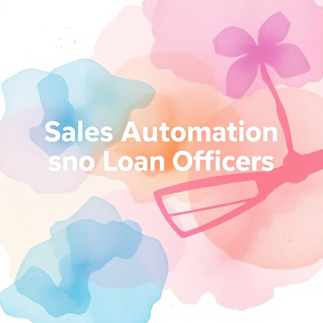 Sales Automation Software for Loan Officers