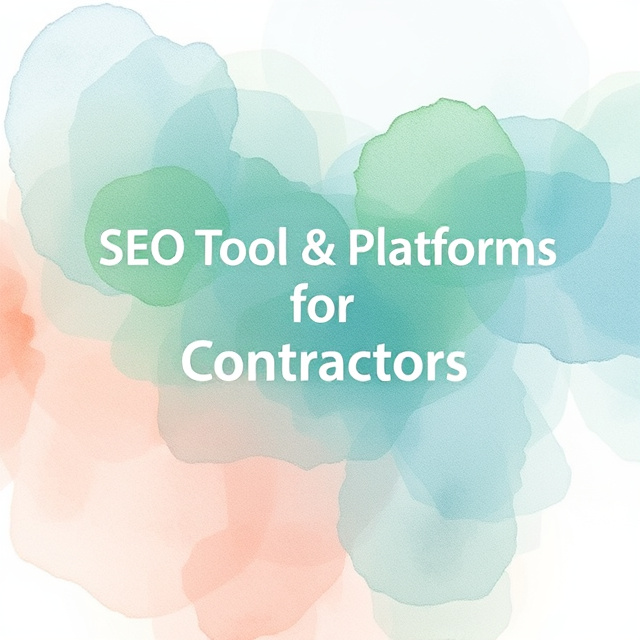 SEO Tools & Platforms for Contractors