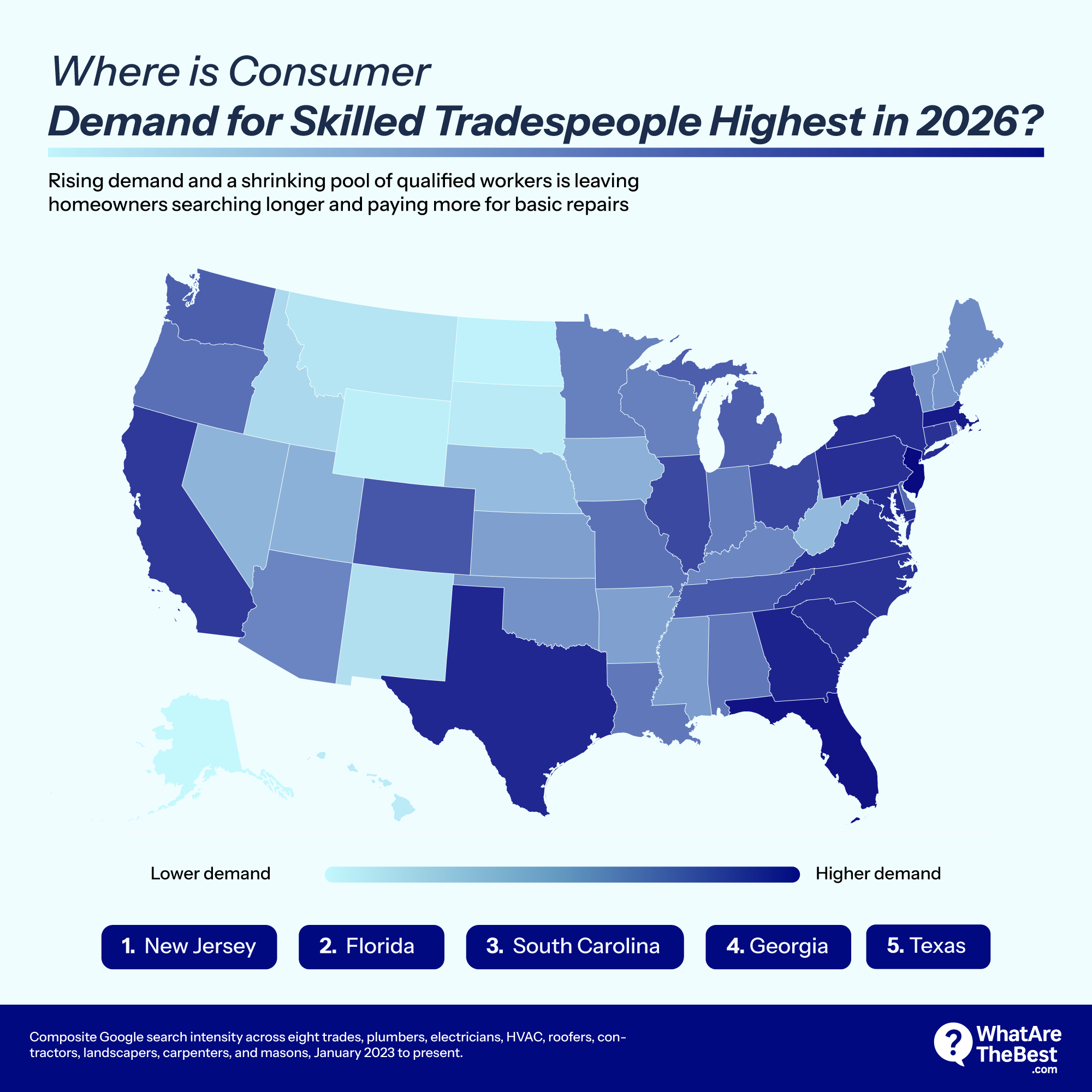 Where is Consumer Demand for Skilled Tradespeople Highest in 2026