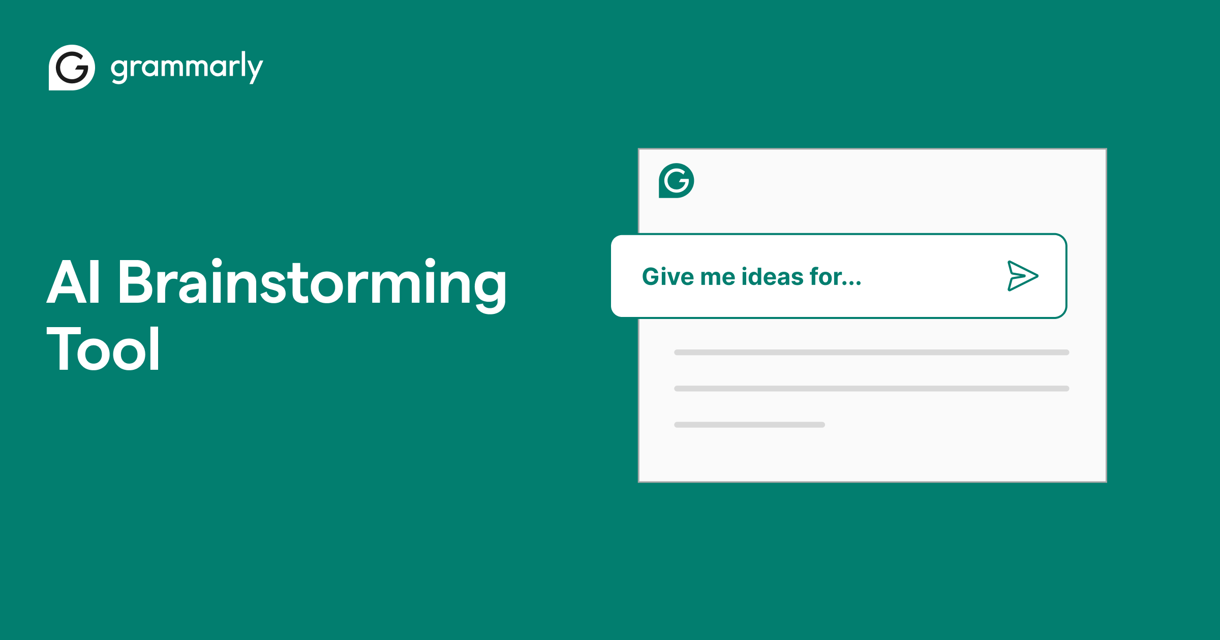 AI Brainstorming Generator