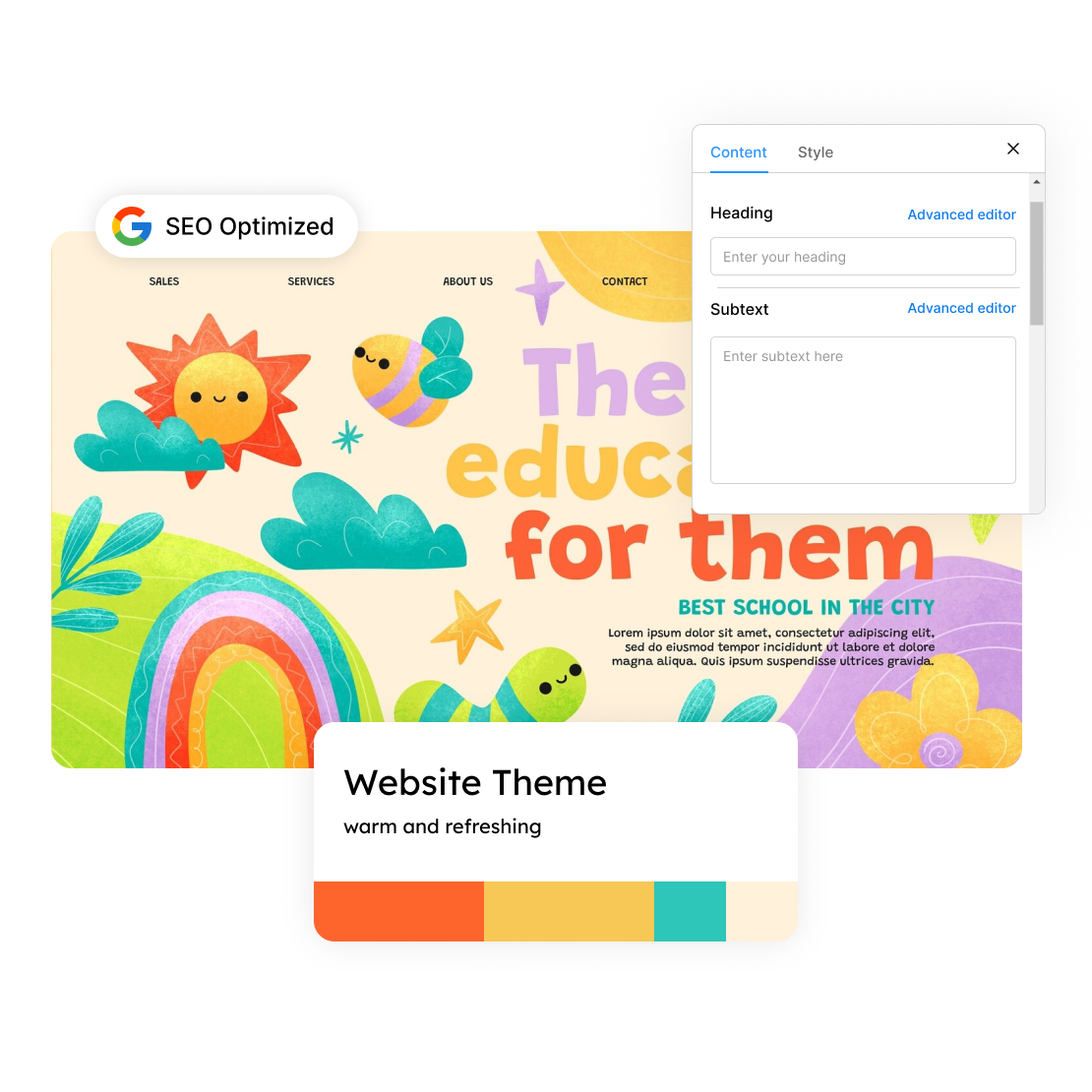 AI Daycare Website Builder