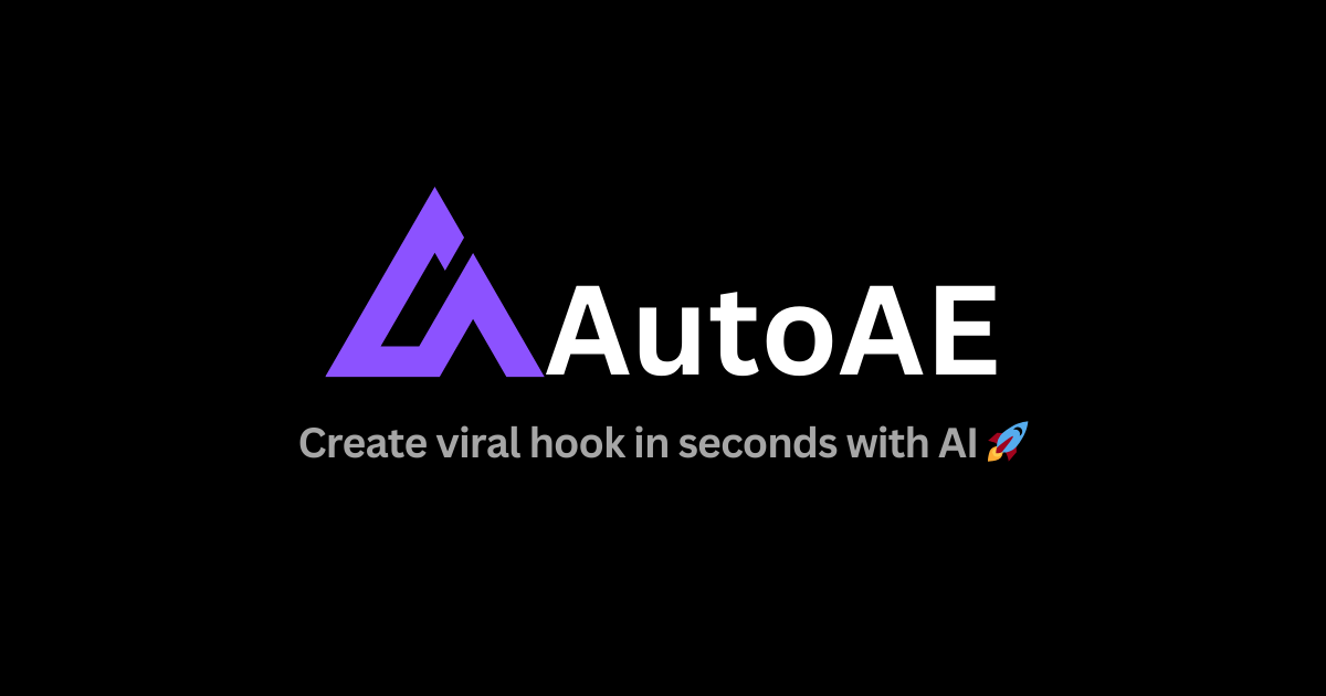 AutoAE: AI Motion Graphic Designer
