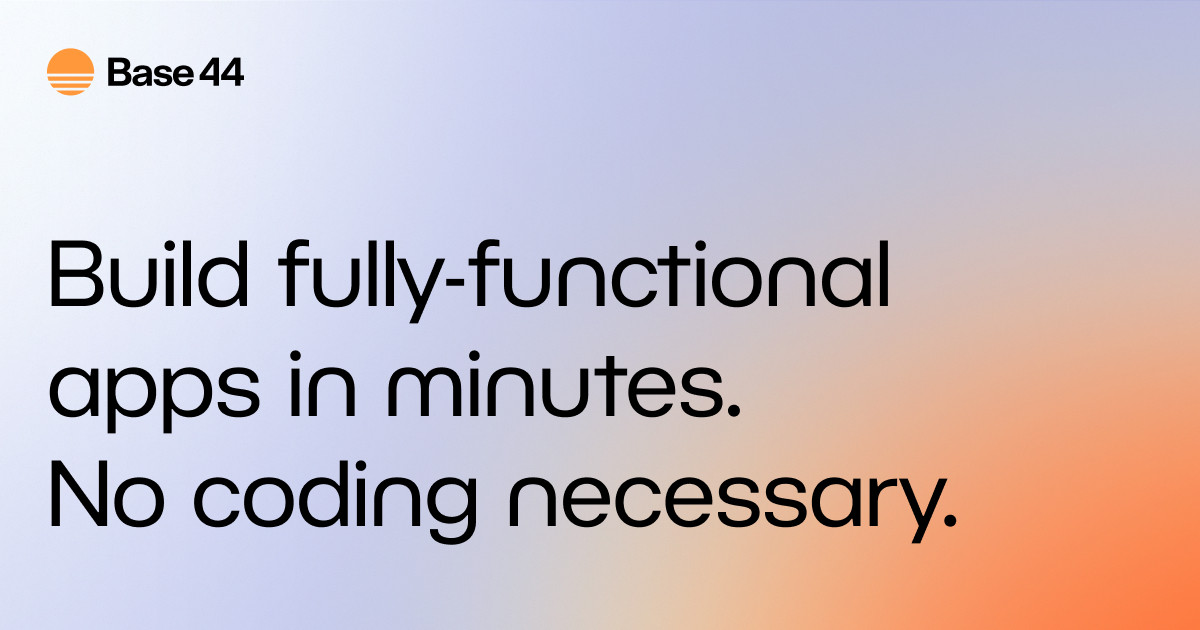 Base44 AI App Builder