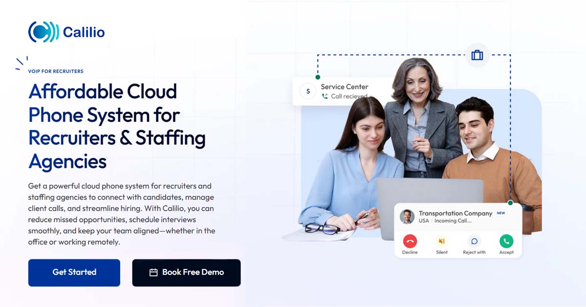 Calilio Cloud Phone for Recruiters