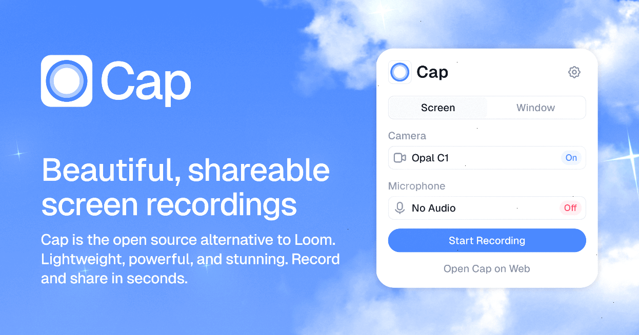 Cap - Custom Screen Recording