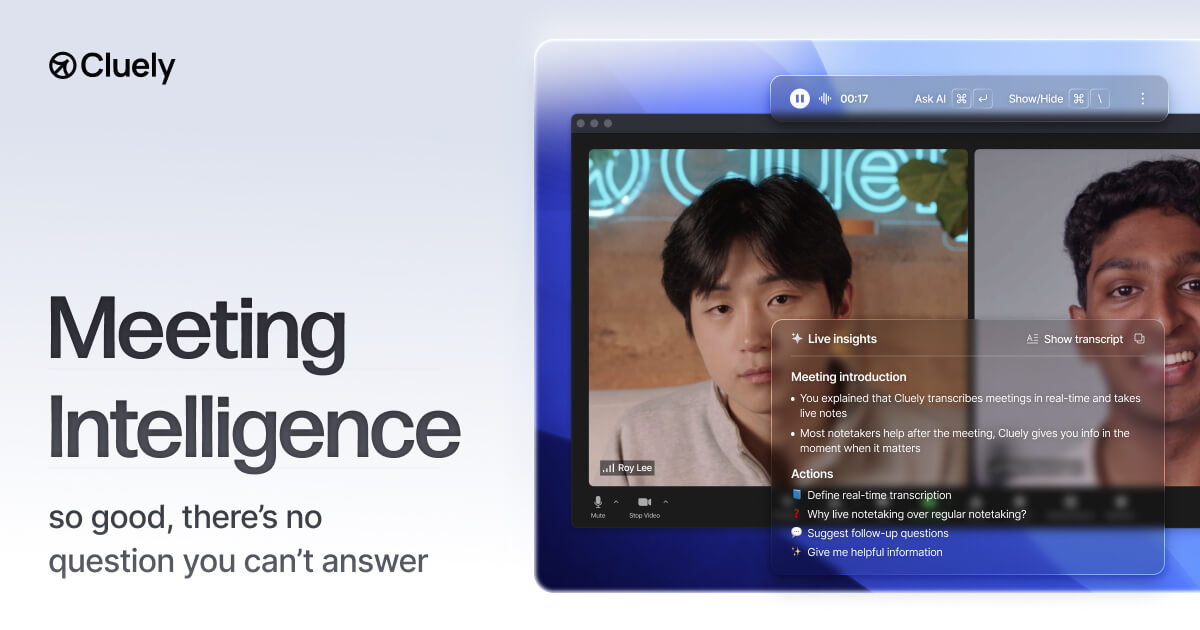 Cluely - Live AI Meeting Assistant