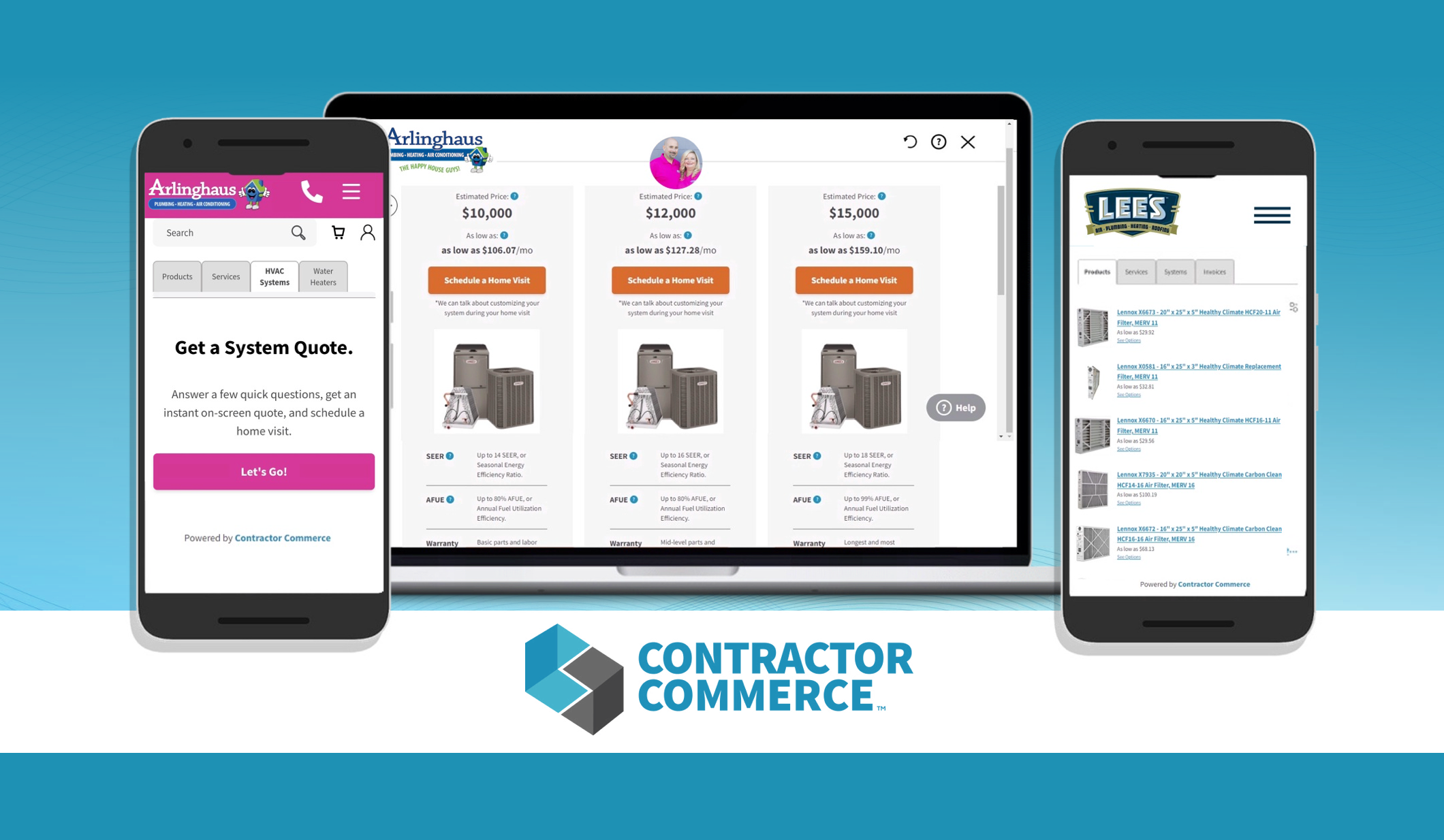 Contractor Commerce HVAC E-commerce