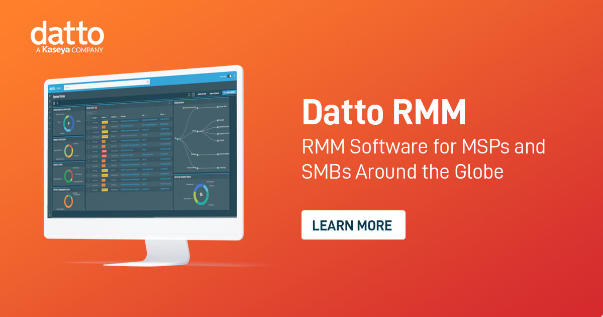 Datto RMM for Photography Studios