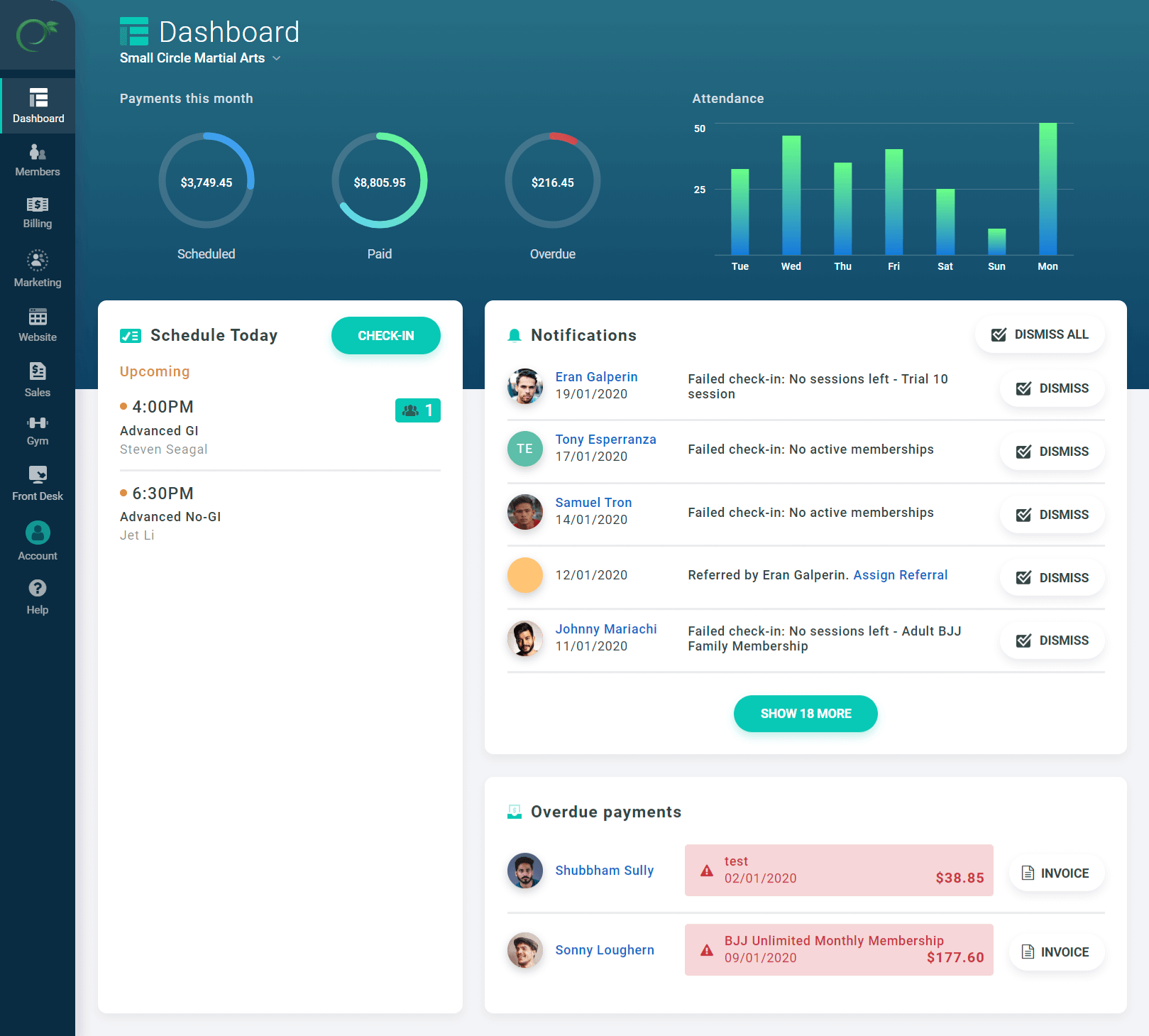 Easy Gym POS Software