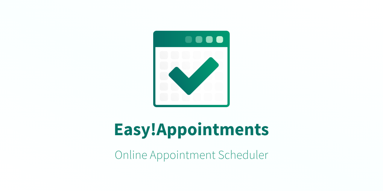 Easy!Appointments Online Scheduler