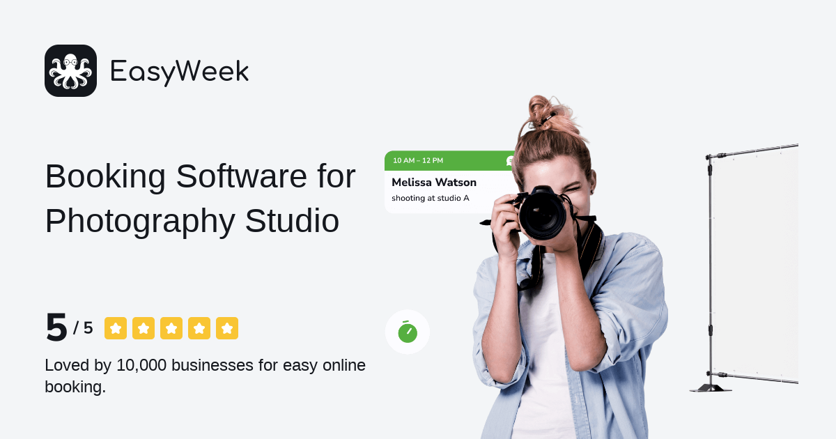 EasyWeek Photography Studio Booking