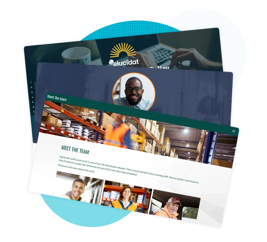 Elucidat Stock Assets Library