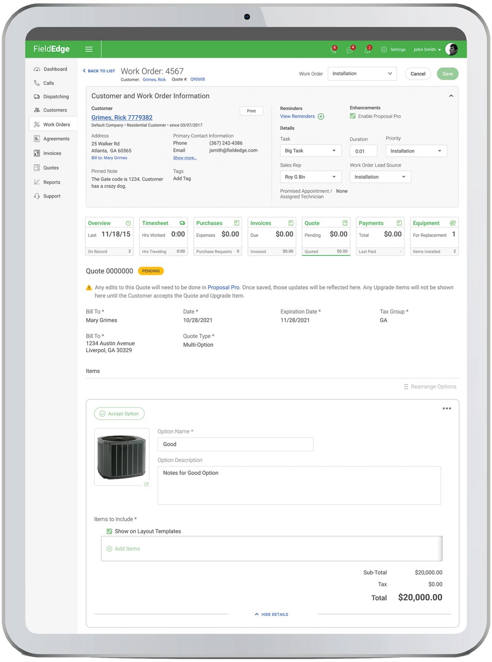 FieldEdge Proposal Pro