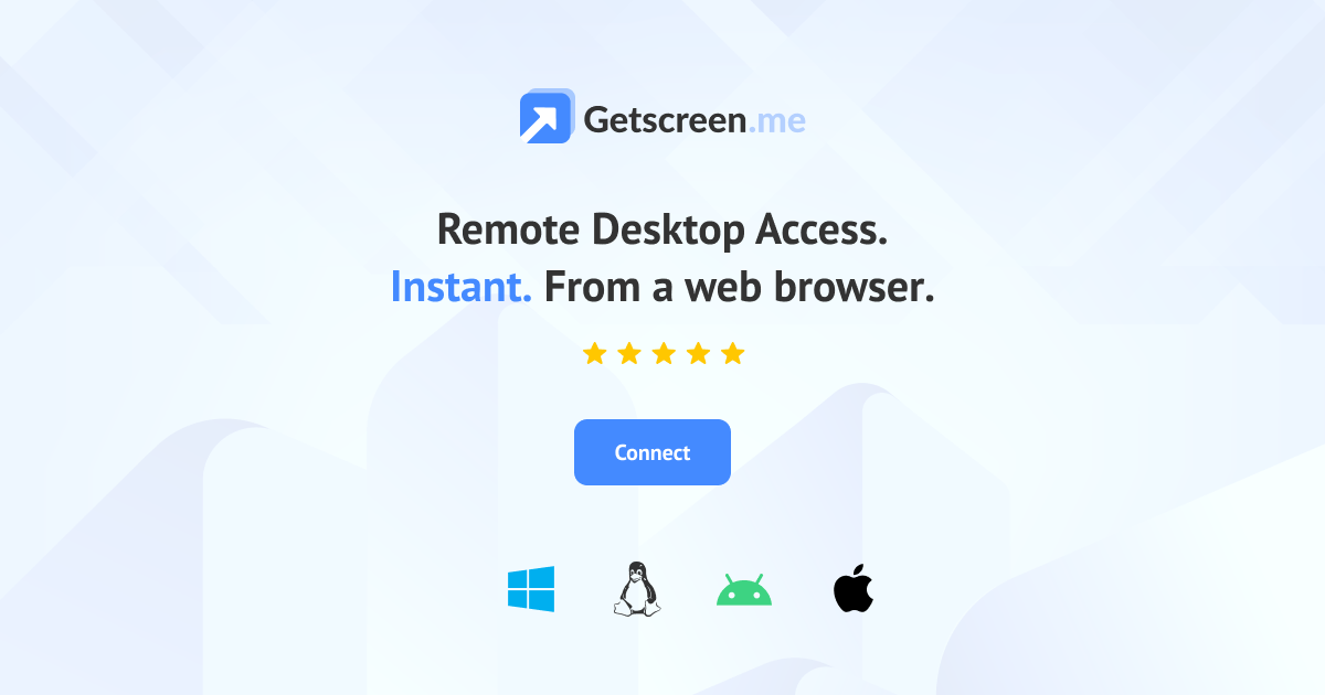 Getscreen.me: Remote Desktop Software