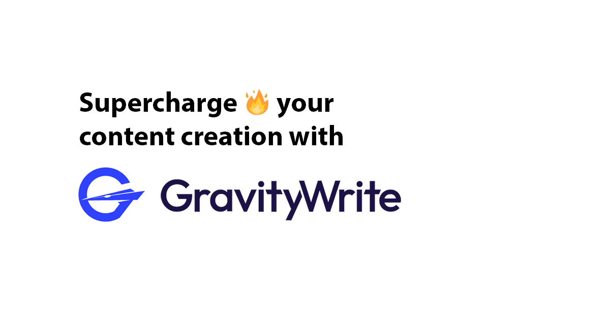 GravityWrite: AI Content Writer