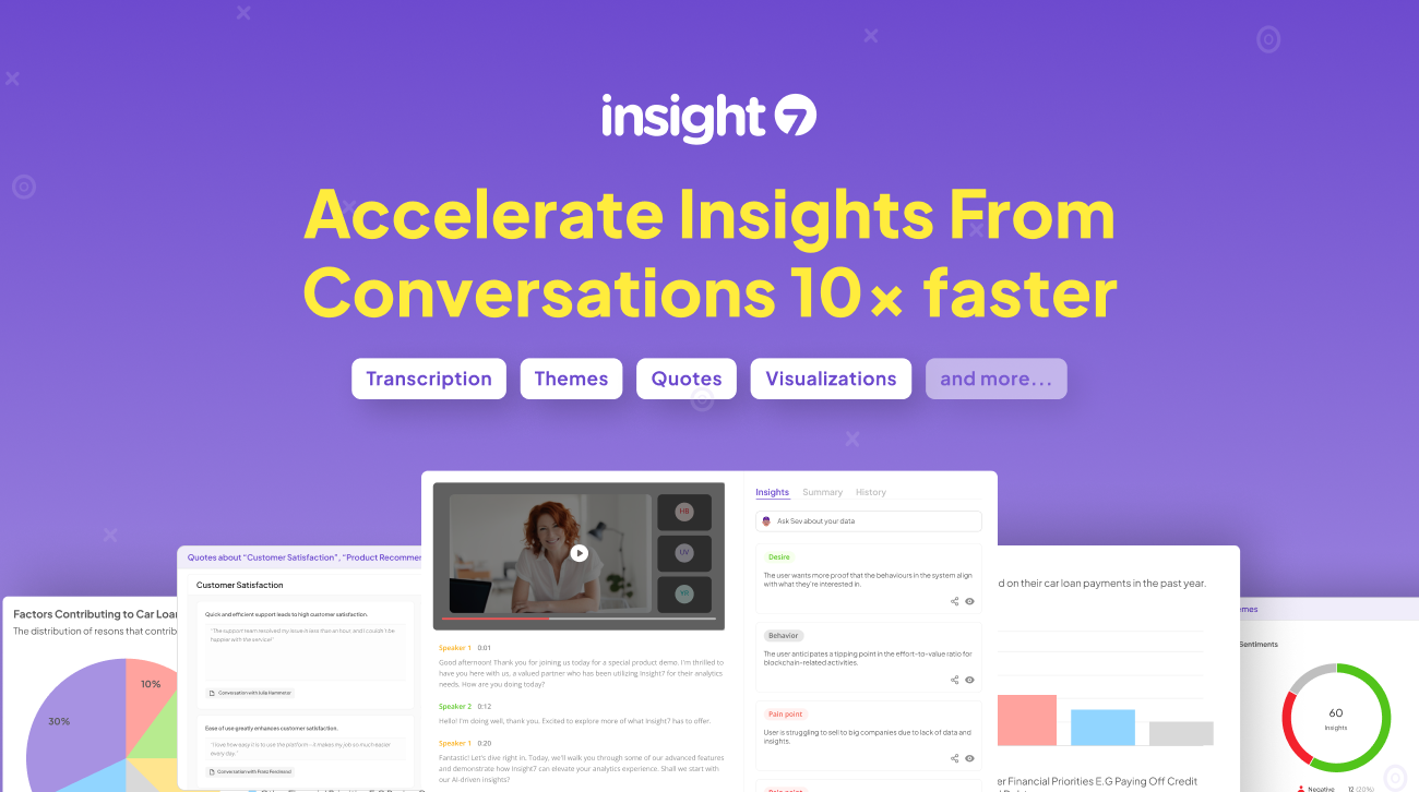 Insight7 Customer Discovery Tools