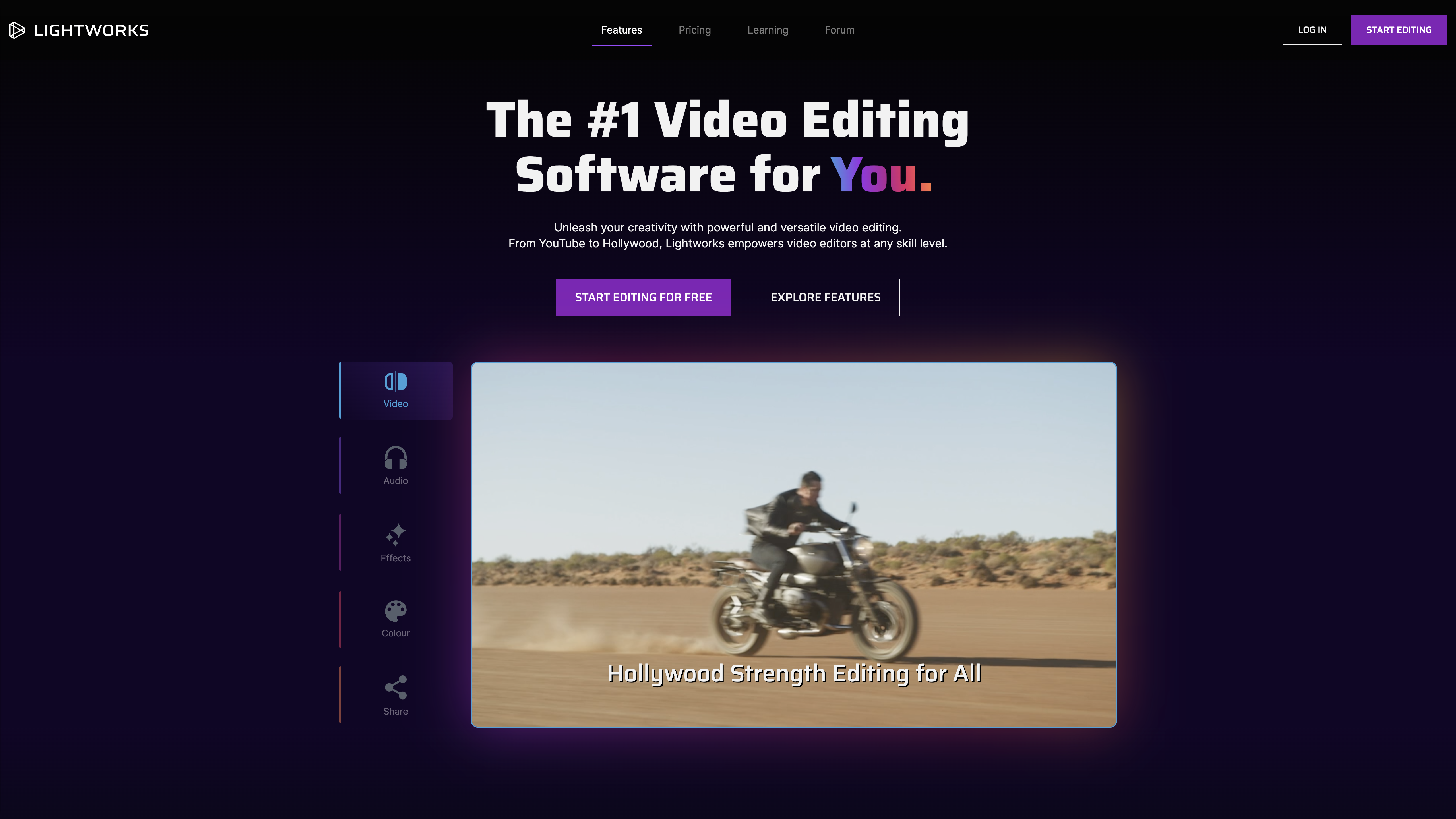 Lightworks Video Editing Software