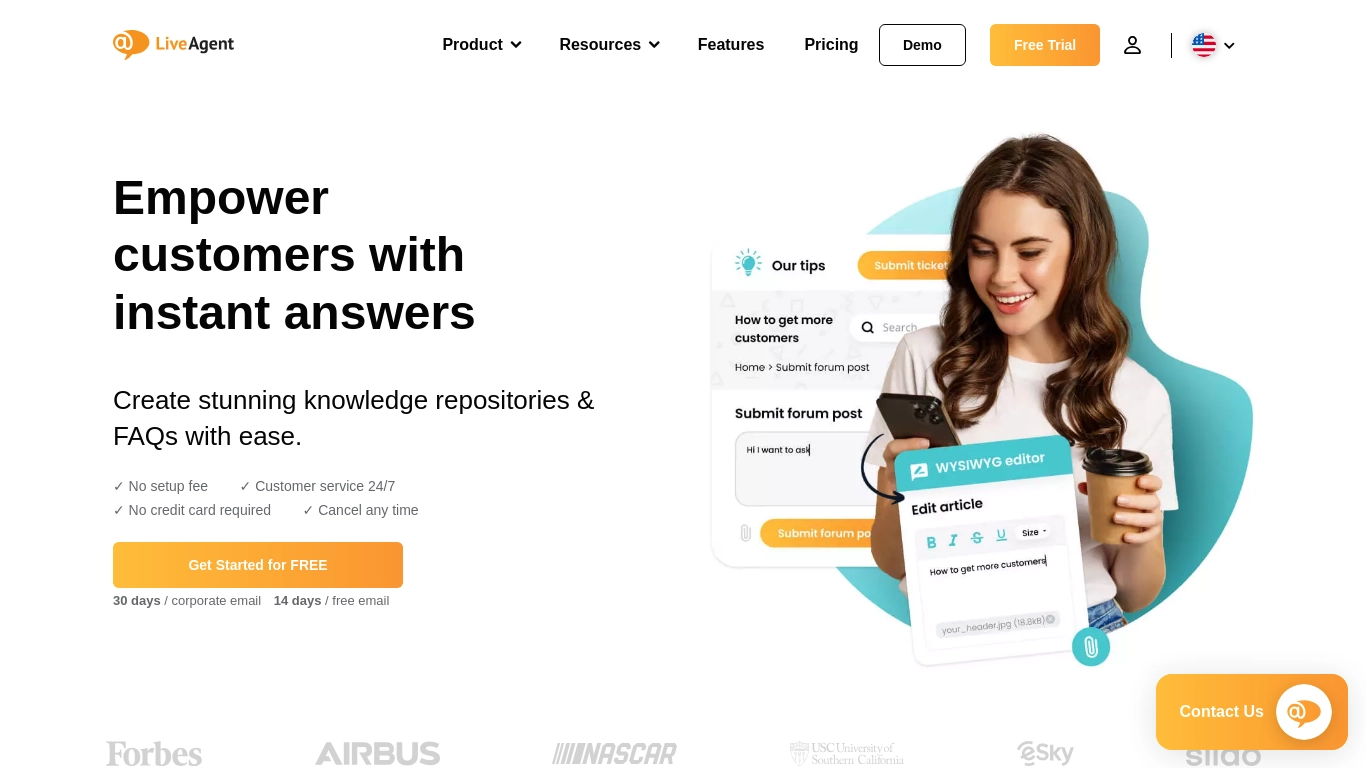LiveAgent Knowledge Base Software