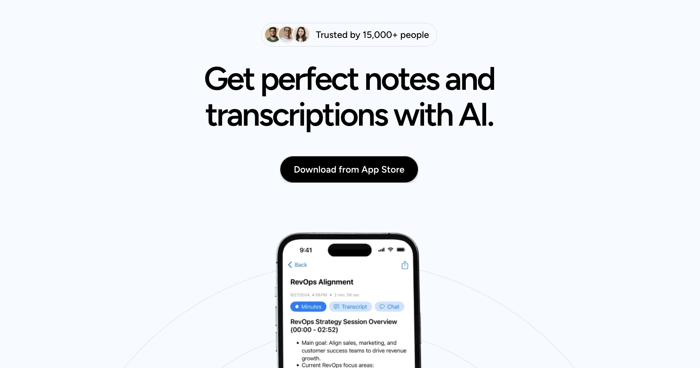 Minutes AI Note Taking