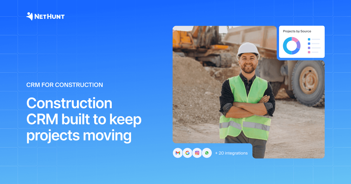 NetHunt Construction CRM