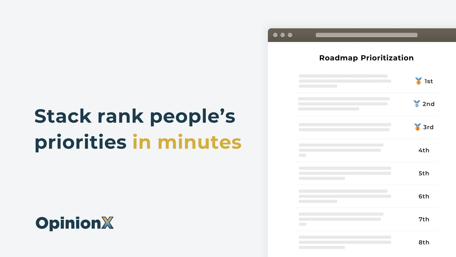 OpinionX PMF Surveys