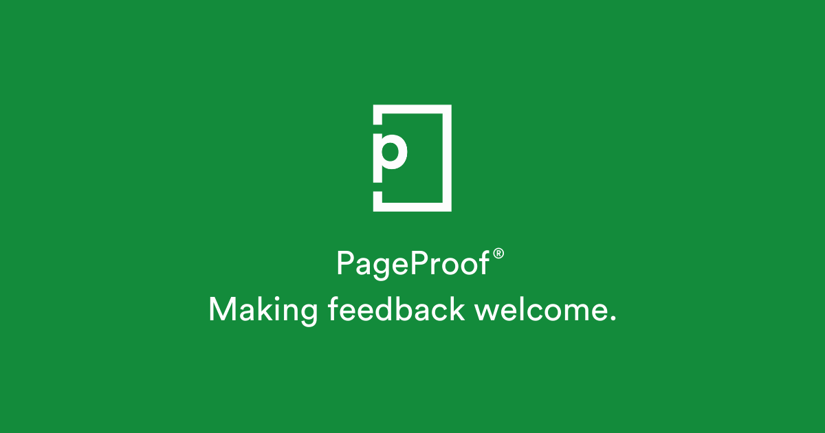 PageProof: Online Proofing Software
